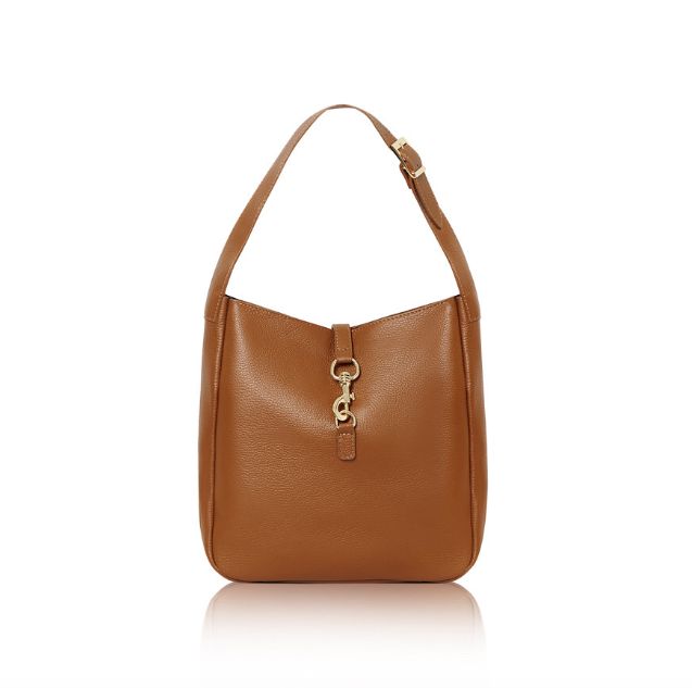 Tan over the shoulder handbag shop