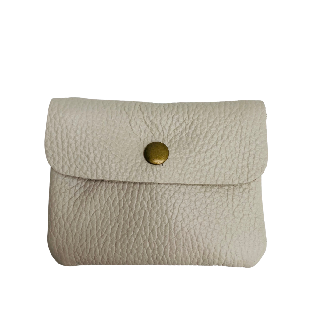 Cream Soft Leather Small Purse – Alice's Wonders UK