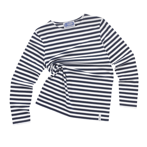 END OF LINE - Navy and White Breton Tee