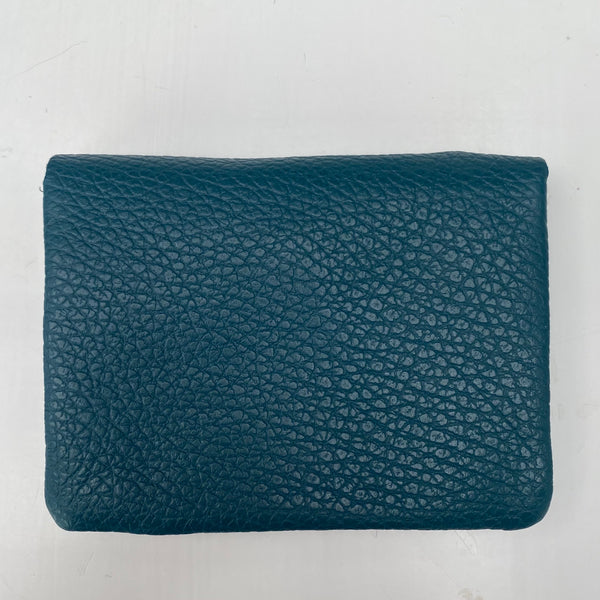 Teal Soft Leather Small Purse