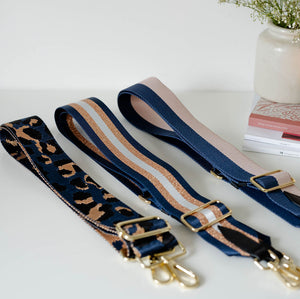 navy bag straps