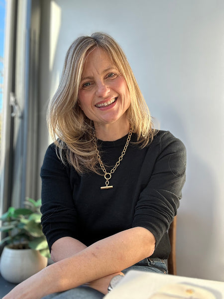 Gold Chunky T-Bar Necklace