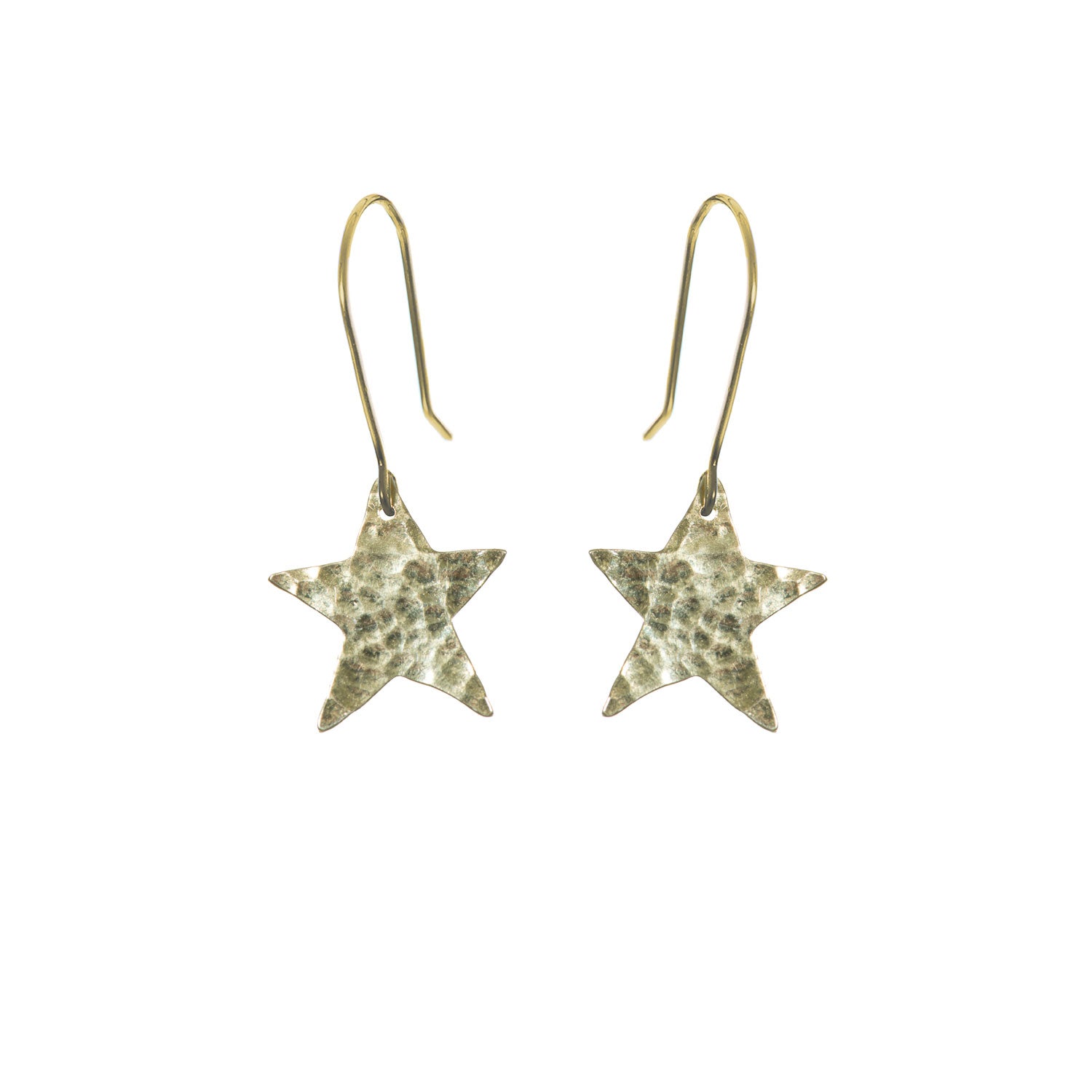 Gold Plated Star Earrings