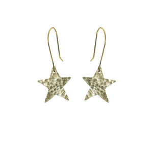Gold Plated Star Earrings