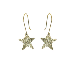 Gold Plated Star Earrings