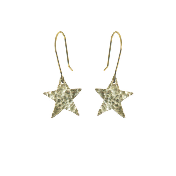 Gold Plated Star Earrings