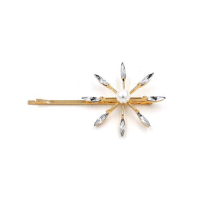 Gold and Pearl Starburst Hair Slide from Last True Angel