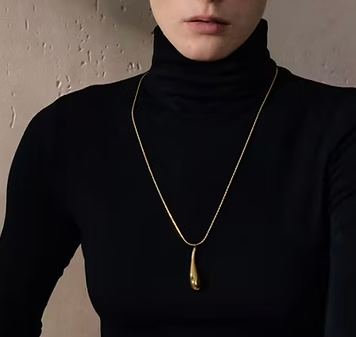 Gold Waterdrop Necklace