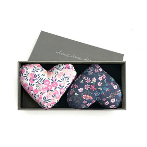 Two Liberty Hearts filled with Lavender - Lovey Dovey from Lime Tree Design