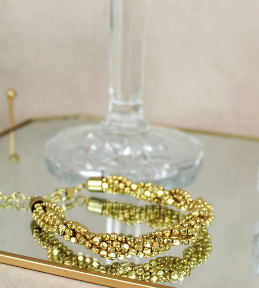 SAMPLE - Gold Twist Bracelet (My Doris)