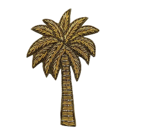 Palm Tree Pin from Sixton London