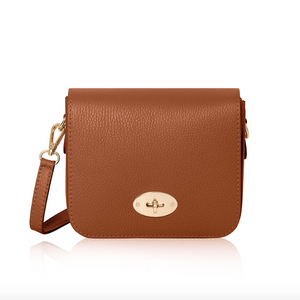 Tan Leather Crossbody Bag