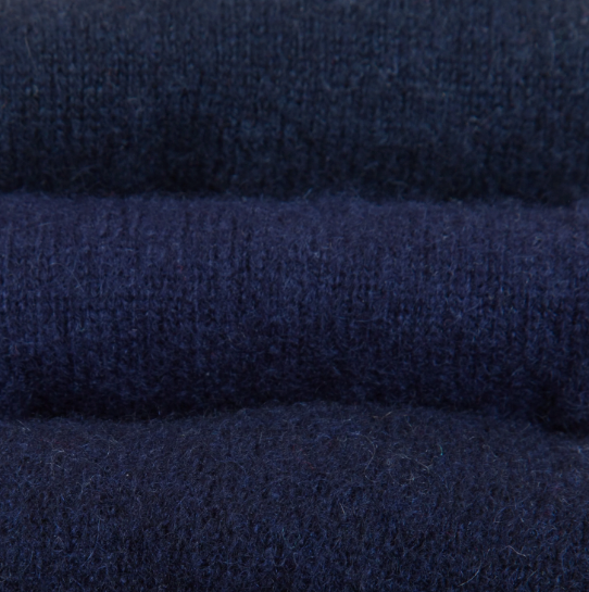 Turtle Doves Recycled Cashmere Wristwarmers - Blue mix