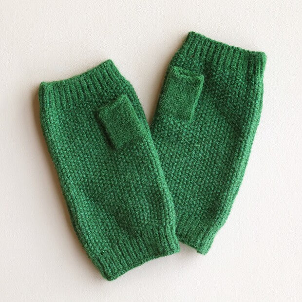  Green Knit Hand Warmers from Lisa Angel
