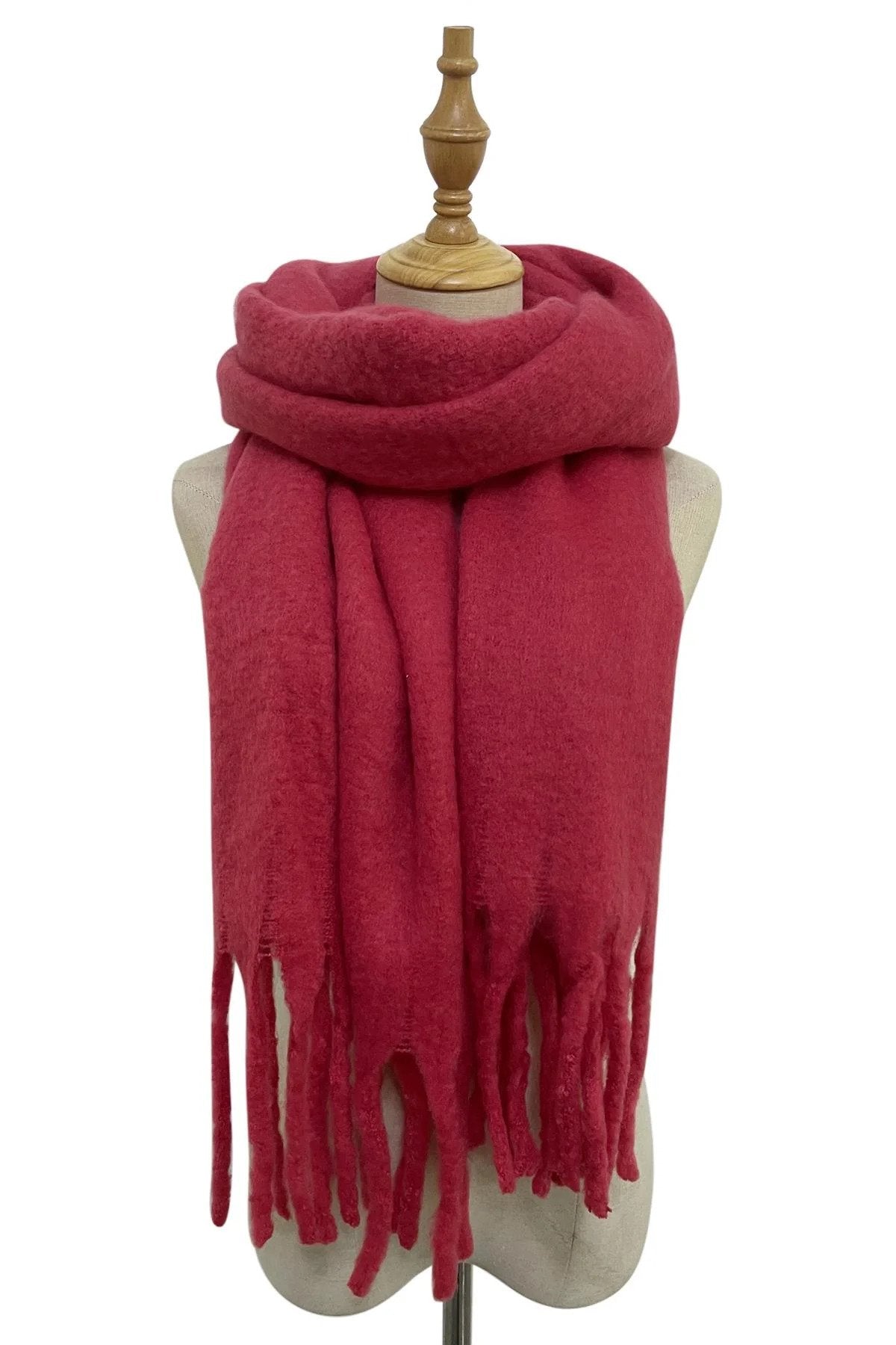 Hot Pink Soft Blanket Scarf