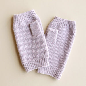 Lilac Knit Hand Warmers from Lisa Angel