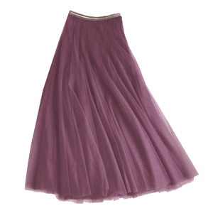 Purple tulle skirt uk hot sale