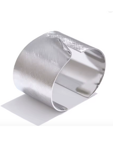 Silver Cut Out Cuff from MisGraceful Jewellery