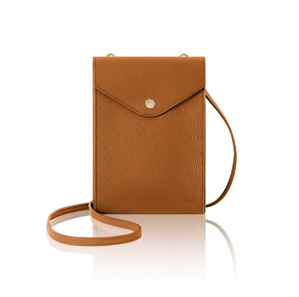 Small Tan Leather Crossbody Bag