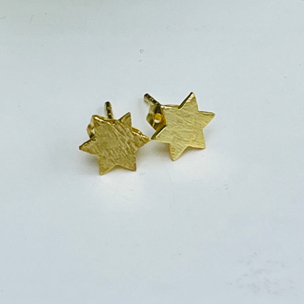 Gold Star Stud Earrings My Doris