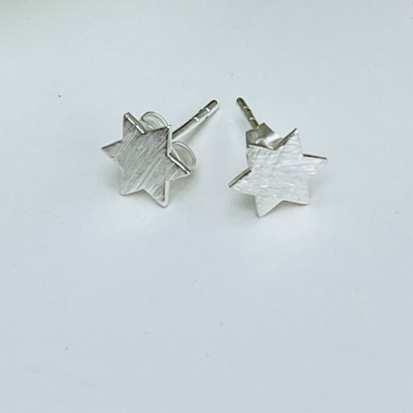 Silver Star Stud Earrings from My Doris