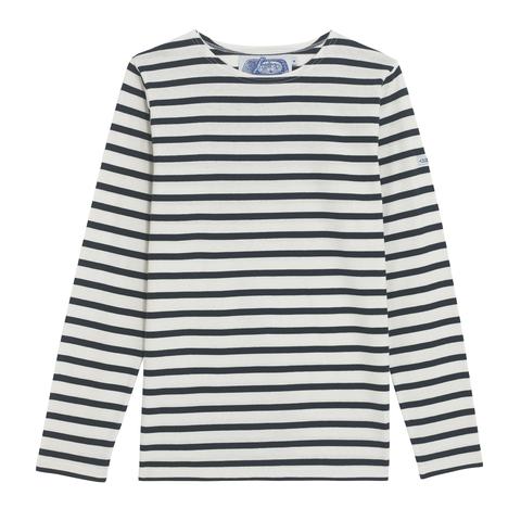 Cream and Navy Breton Tee from the Breton Shirt Company at Alice's Wonders