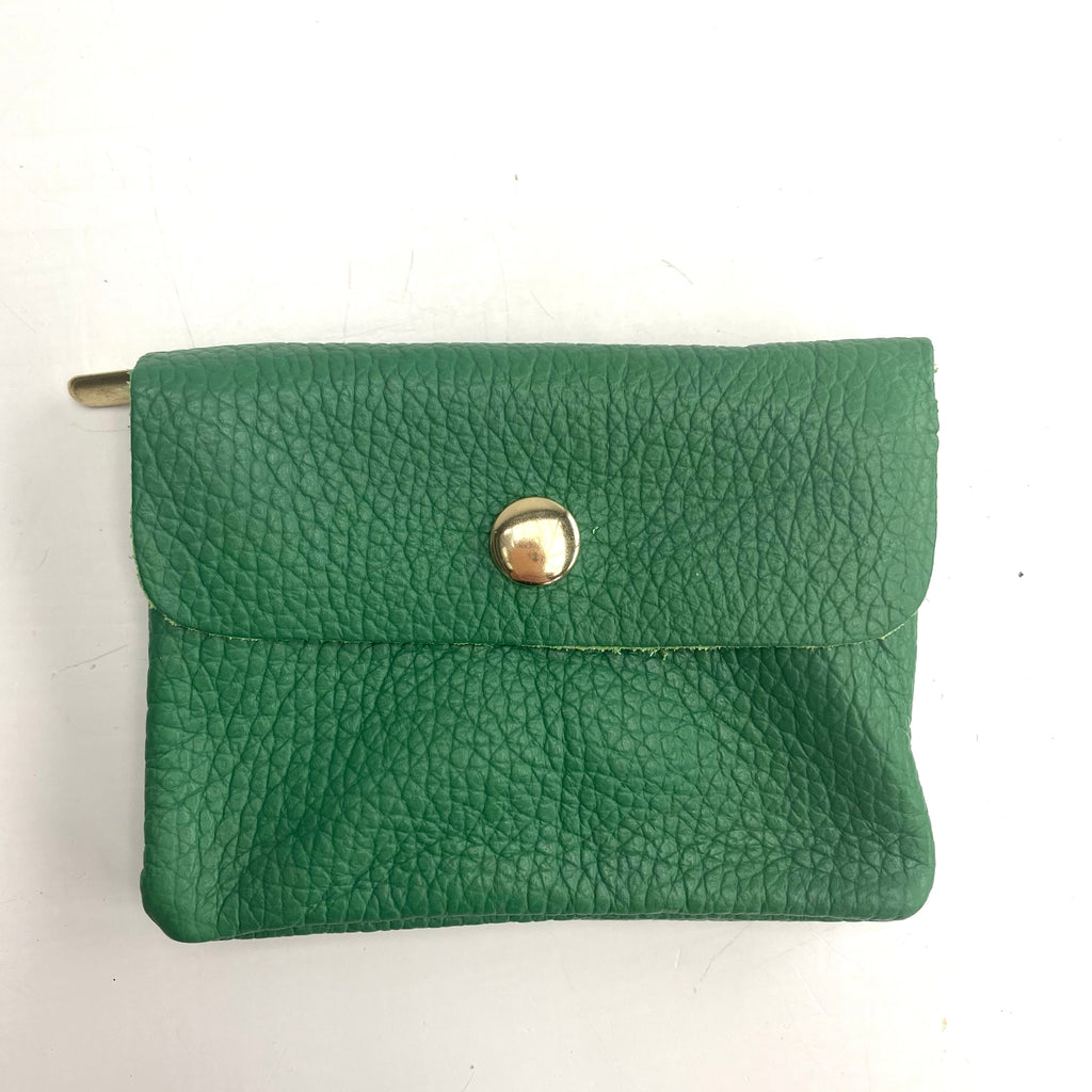 Green Soft Leather Small Purse Alice s Wonders UK
