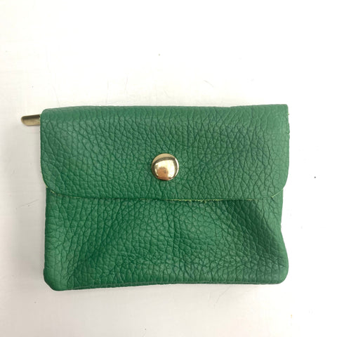 Green Soft Leather Small Purse