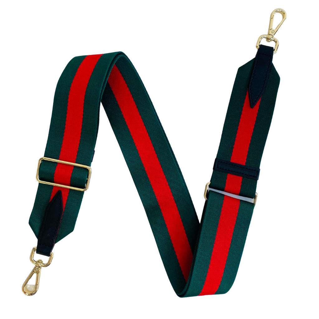 Gucci bag with red and green strap on sale