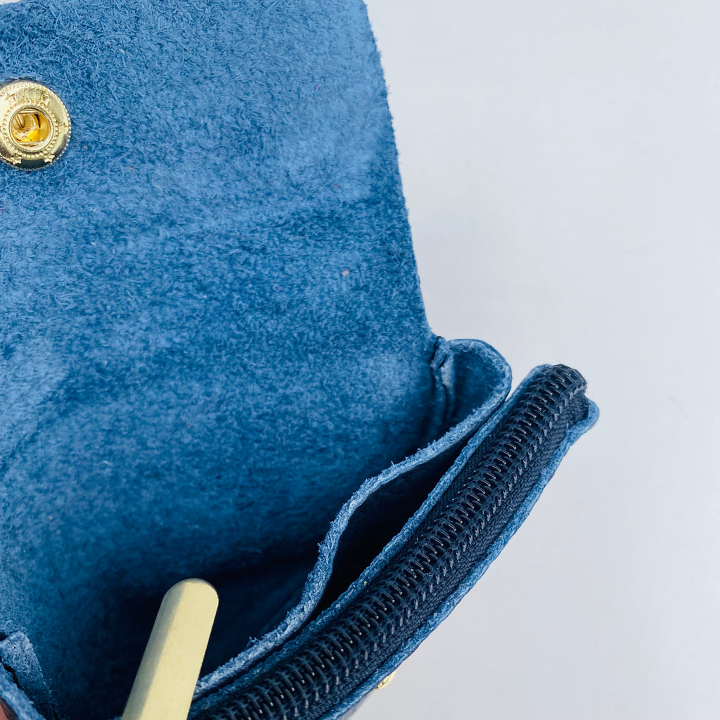 Navy blue small best sale purse