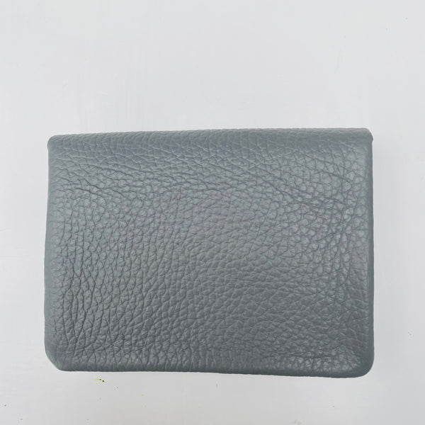 Pale Grey Soft Leather Small Purse