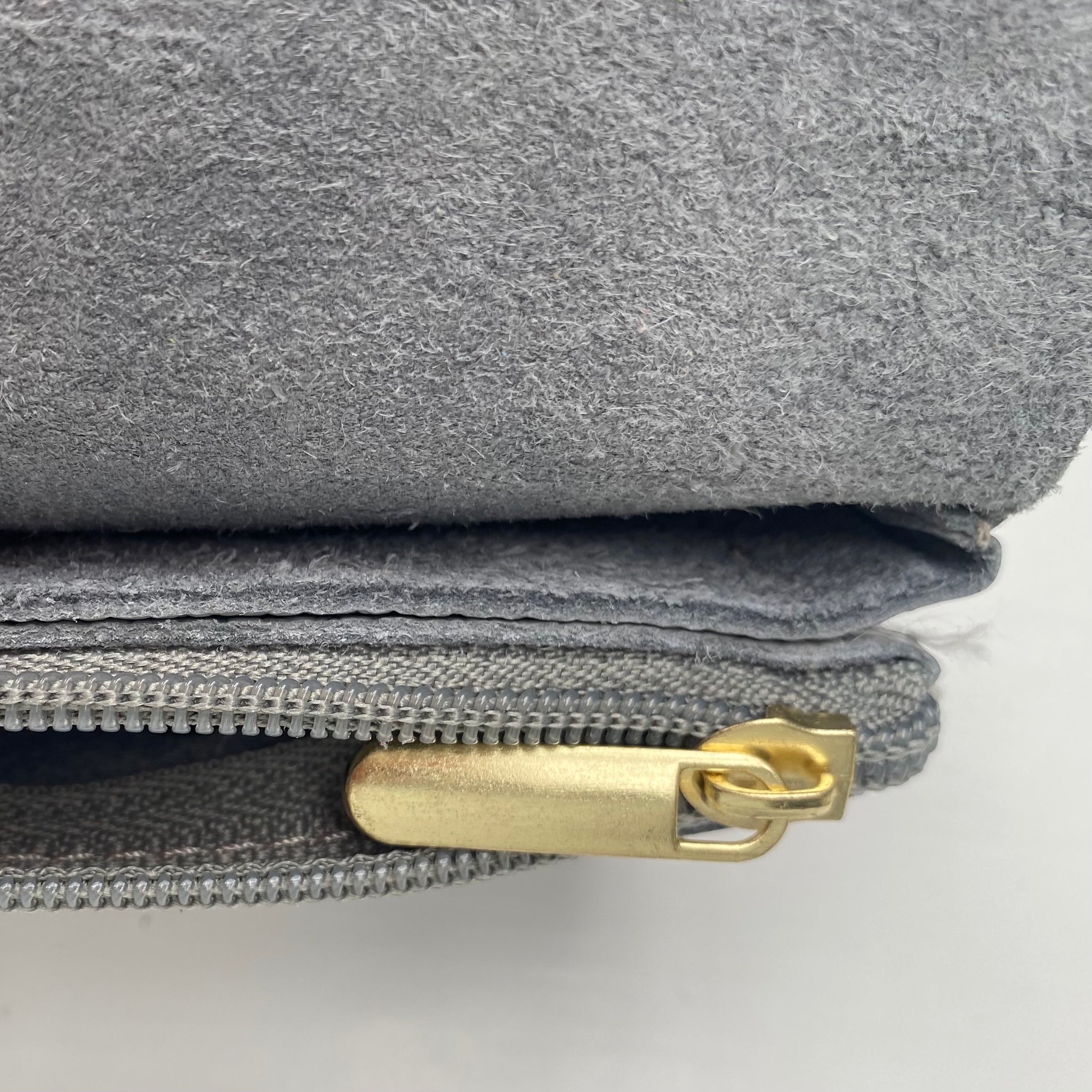 Pale Grey Soft Leather Small Purse Alice s Wonders UK