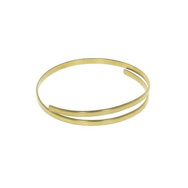 Ruthi Brass Adjustable Bangle Just Trade