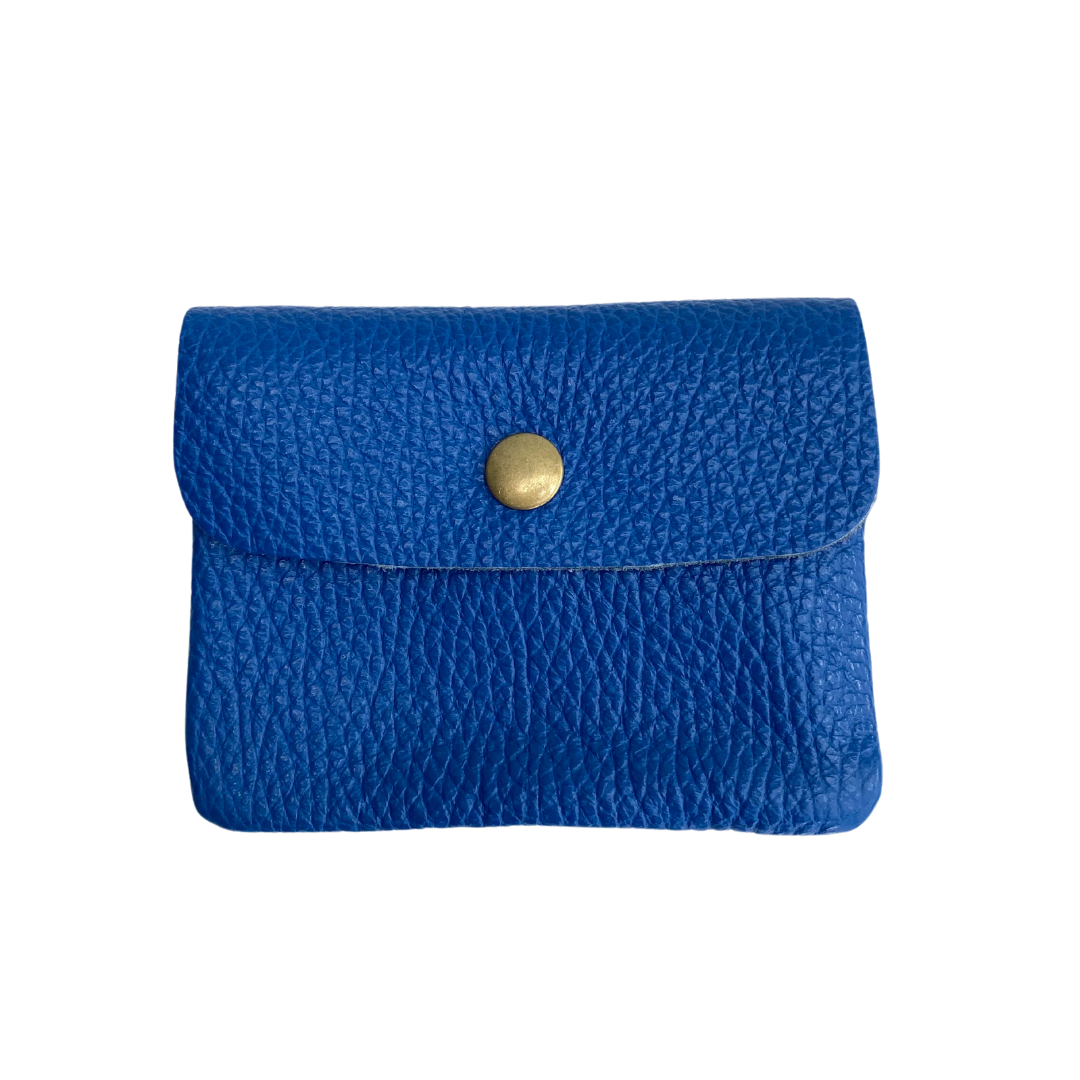 Cobalt Blue Soft Leather Small Purse