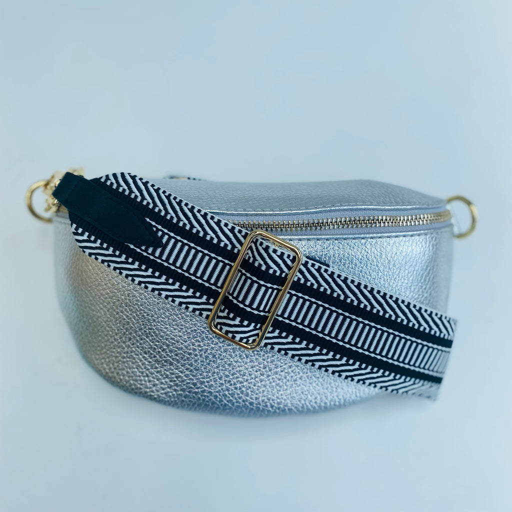 Belt bag silver discount