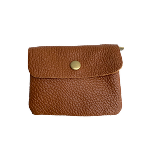 Tan Soft Leather Small Purse